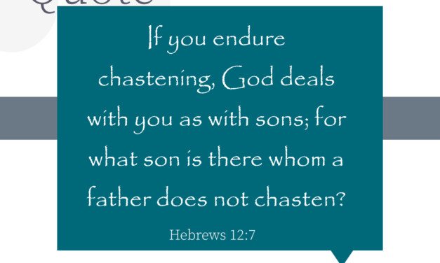 Truth of the Week 20: God Deals with You